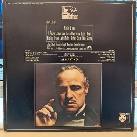 The Godfather (Original Soundtrack Recording) LP PLAK