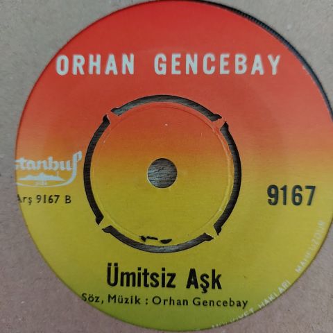 Orhan Gencebay – Vicdan Azabı 45LİK PLAK