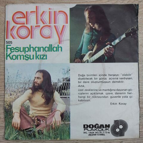 ERKİN KORAY - FESUPHANALLAH 45LİK PLAK
