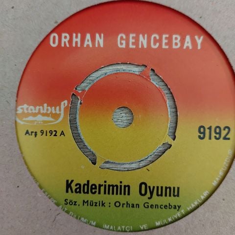 Orhan Gencebay – Kaderimin Oyunu 45LİK PLAK