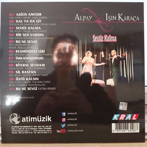 ALPAY & IŞIN KARACA - SESSİZ KALMA LP PLAK