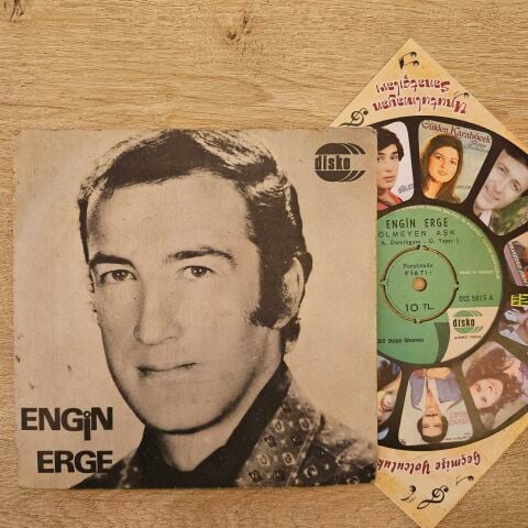 Engin Erge – Ölmeyen Aşk / Anlarsın Birgün 45LİK PLAK