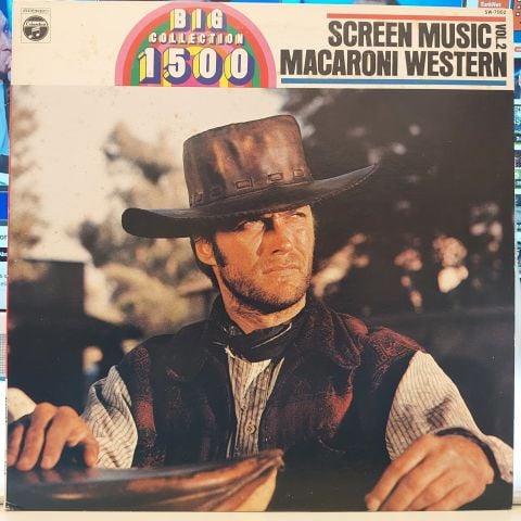 SCREEN MUSIC MACARONI WESTERN LP PLAK