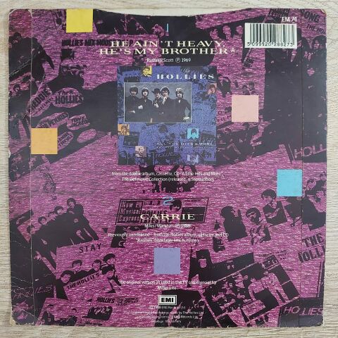 The Hollies – He Ain't Heavy, He's My Brother 45LİK PLAK