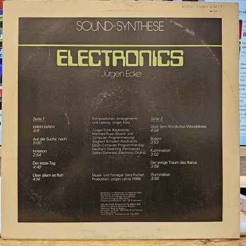 Jürgen Ecke – Sound-Synthese LP PLAK