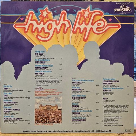 Various – High Life (Original Top Hits Ungekürzt Frühjahr '82) LP PLAK