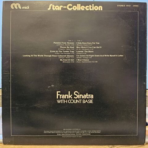 Frank Sinatra With Count Basie – Star-Collection LP PLAK