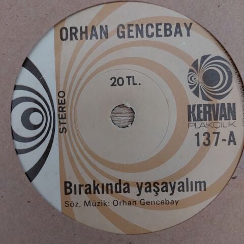 Orhan Gencebay – Bırakın Da Yaşayalım / Geri Dön 45LİK PLAK