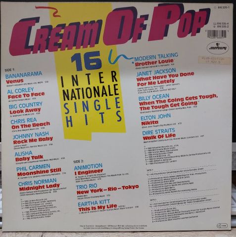 Various – Cream Of Pop LP PLAK