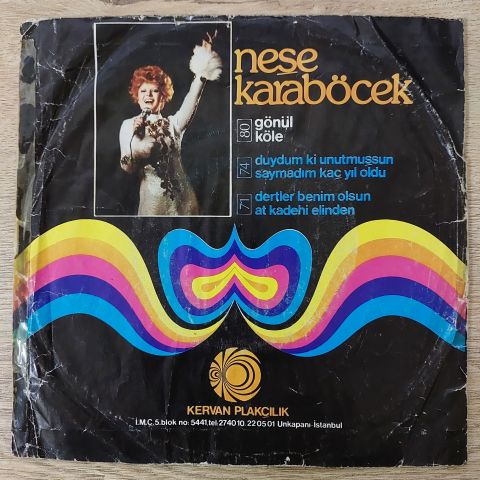 Neşe Karaböcek – Gönül / Köle 45LİK PLAK