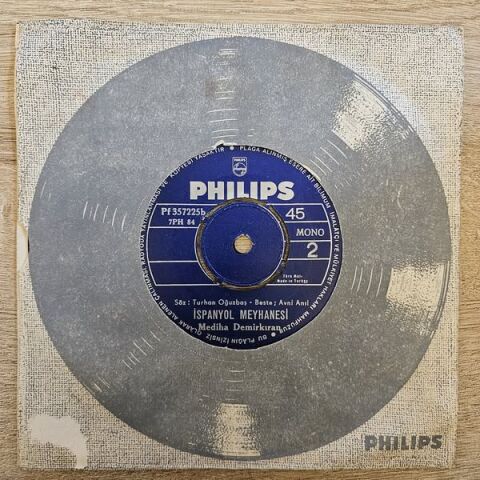 Mediha Demirkıran – Maziyi Düsündüm De Yoruldum / Ispanyol Meyhanesi 45LİK PLAK...