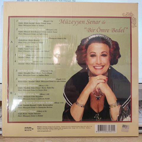 MÜZEYYEN SENAR - BİR ÖMRE BEDEL LP PLAK
