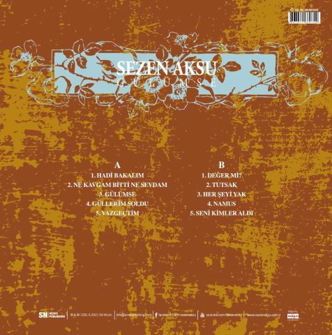 SEZEN AKSU - GÜLÜMSE LP PLAK