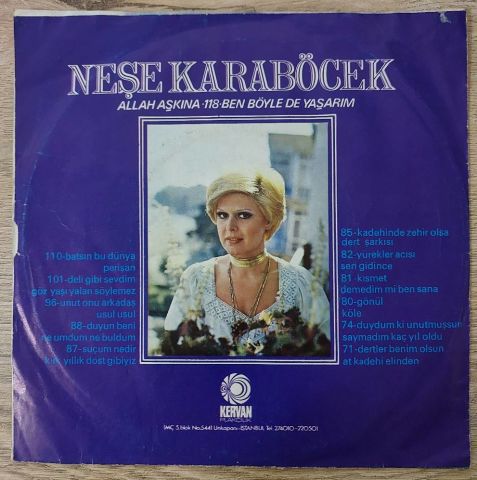 Neşe Karaböcek – Allah Aşkına / Ben Böylede Yaşarım 45LİK PLAK