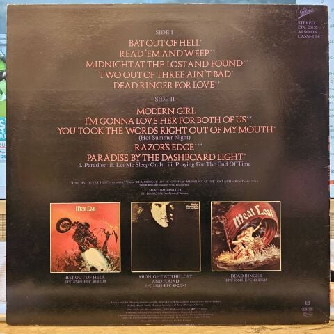 Meat Loaf – Hits Out Of Hell LP PLAK