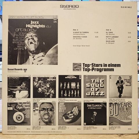 Art Blakey – Jazz Highlights Vol.1 LP PLAK