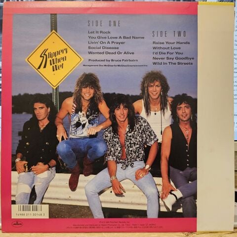 Bon Jovi – Slippery When Wet LP PLAK