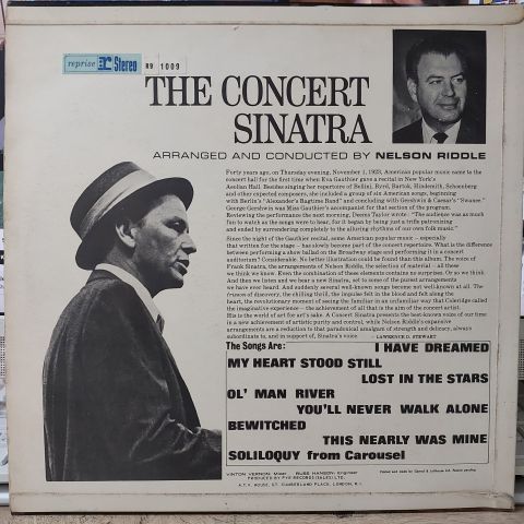 Frank Sinatra – The Concert Sinatra LP PLAK