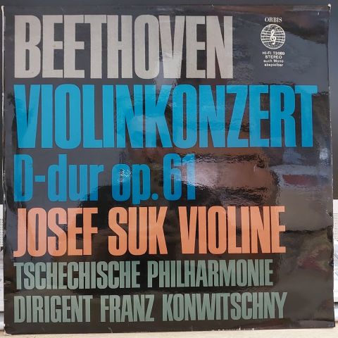 Josef Suk, The Czech Philharmonic Orchestra, Franz Konwitschny – Beethoven - Violinkonzert D-Dur Op. 61 LP PLAK