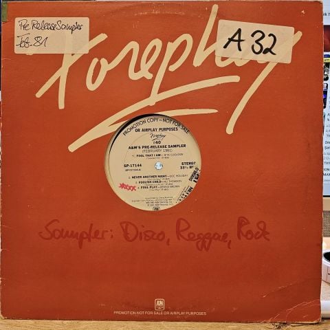 Various – Foreplay: A&M's Pre-Release Sampler #7 (1978) LP PLAK