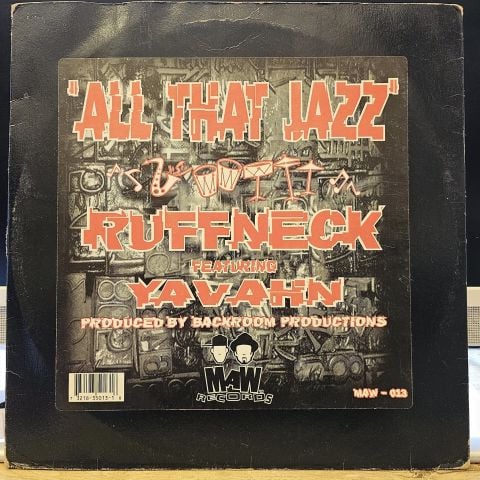 Ruffneck Featuring Yavahn – All That Jazz LP PLAK