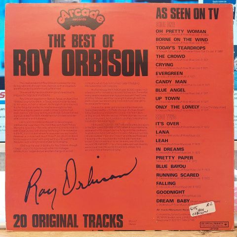 Roy Orbison – The Best Of Roy Orbison LP PLAK