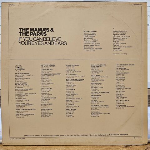The Mama's & The Papa's – If You Can Believe Your Eyes And Ears LP PLAK