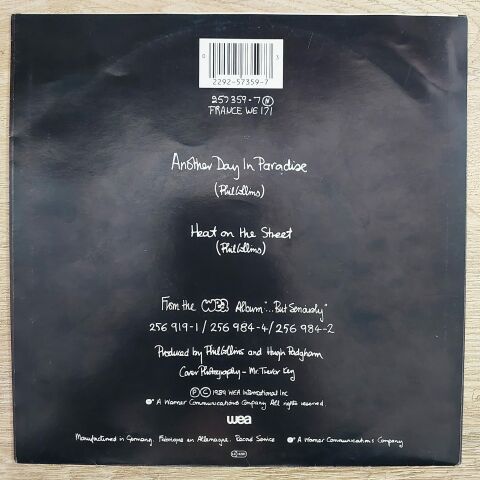 Phil Collins – Another Day In Paradise 45LİK PLAK