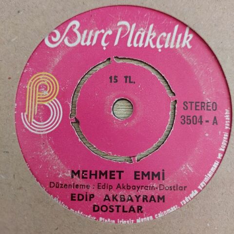 EDİP AKBAYRAM - AFFETMEM SENİ 45LİK PLAK