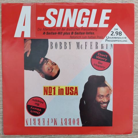 Bobby McFerrin – Don't Worry Be Happy 45LİK PLAK