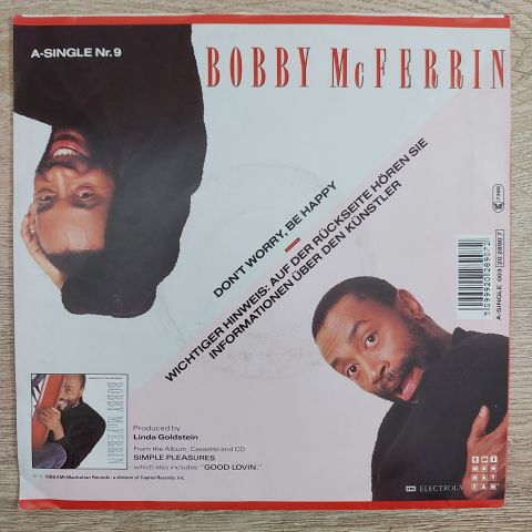 Bobby McFerrin – Don't Worry Be Happy 45LİK PLAK