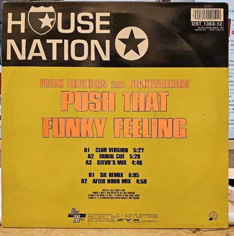 Freak Brothers Featuring Nightwalkers – Push That Funky Feeling LP PLAK