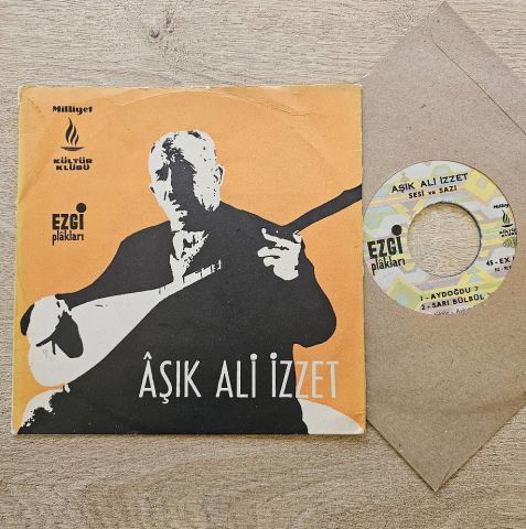 AŞIK ALİ İZZET - AYDOĞDU 3 ŞARKILIK 45LİK PLAK