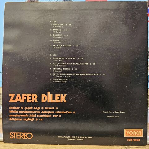 Zafer Dilek – Zafer Dilek LP PLAK