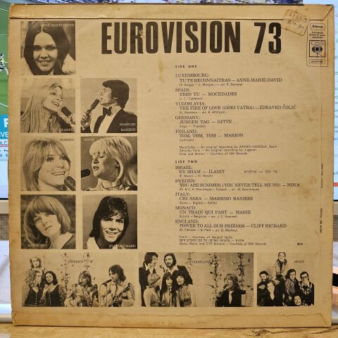 Various – Eurovision 73 LP PLAK
