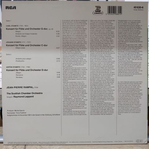 Johann Stamitz*, Carl Stamitz, Anton Stamitz, The Scottish Chamber LP PLAK