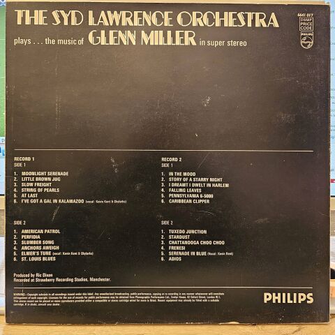 The Syd Lawrence Orchestra – Plays...The Music Of Glenn Miller In Super Stereo LP PLAK
