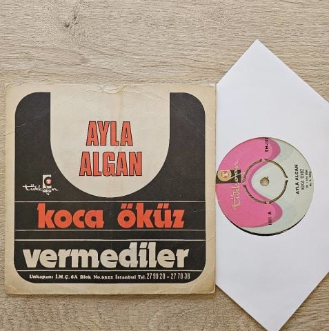 AYLA ALGAN - KOCA ÖKÜZ 45LİK PLAK
