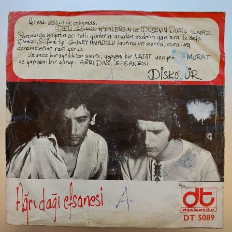 Ağrı Dağı Efsanesi – Deli Gönül Neylersin / Düşenin Dostu Olmaz 45LİK PLAK