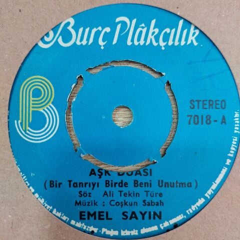 Emel Sayın – Aşk Duası / Acı Hatıralar 45LİK PLAK
