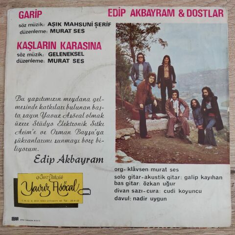 EDİP AKBAYRAM - GARİP 45LİK PLAK