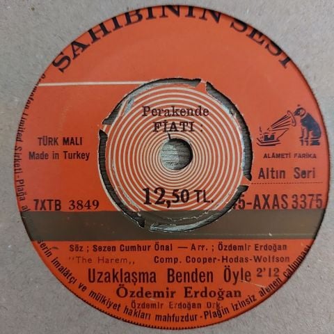 Özdemir Erdoğan – Duyduk Duymadık Demeyin / Uzaklaşma Benden Öyle 45LİK PLAK