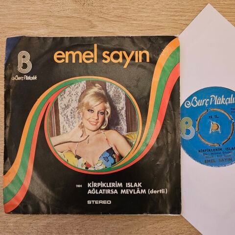 Emel Sayın – Kirpiklerim Islak / Ağlatırsa Mevlam 45LİK PLAK