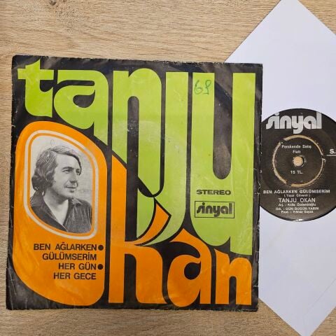Tanju Okan – Ben Ağlarken Gülümserim / Her Gün Her Gece 45LİK PLAK
