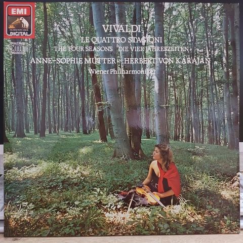 Vivaldi* - Anne-Sophie Mutter, Wiener Philharmoniker, Herbert Von Karajan – Le Quattro Stagioni / The Four Seasons / Die Vier Jahreszeiten LP PLAK
