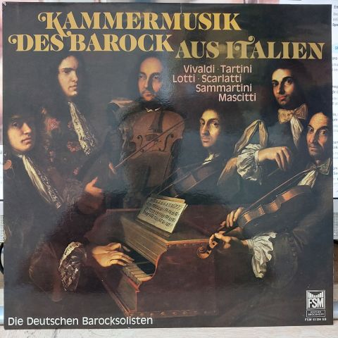 Die Deutschen Barocksolisten – Kammermusik Des Barock Aus Italien LP PLAK