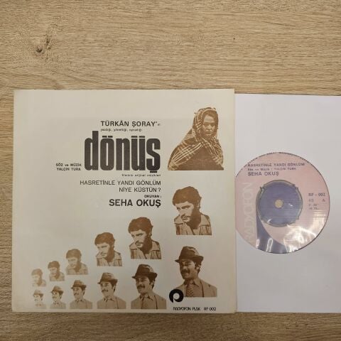 Seha Okuş – Hasretinle Yandı Gönlüm / Niye Küstün 45LİK PLAK