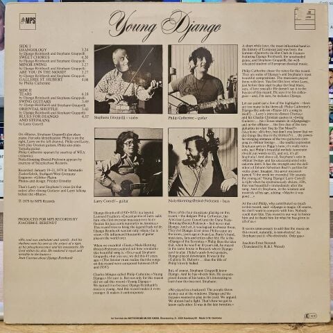 Stephane Grappelli, Philip Catherine, Larry Coryell, Niels-Henning Ørsted Pedersen – Young Django LP PLAK