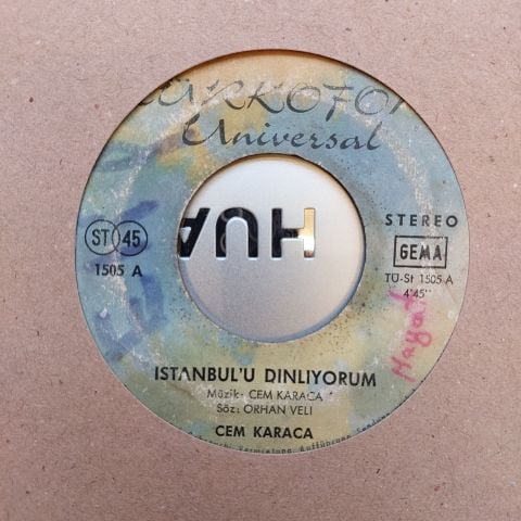 Cem Karaca & Apaşlar – İstanbul'u Dinliyorum / Oy Bana Bana 45LİK PLAK