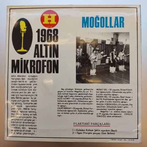 Moğollar – Kaleden Kaleye Şahin Uçurdum / Ilgaz 45LİK PLAK